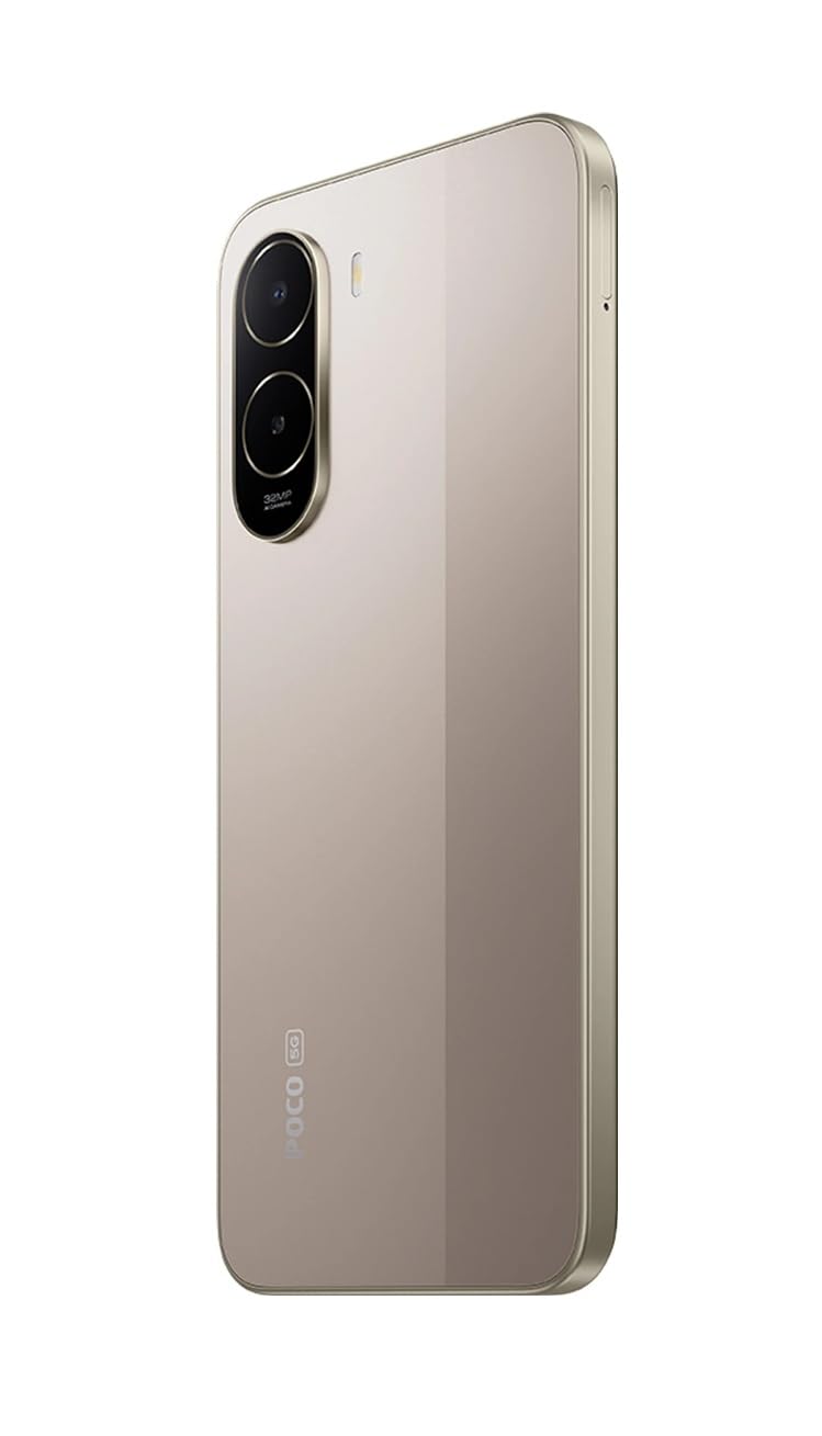POCO C85x 5G Smartphone, Sunset Gold, 6.9 Inch Display, 32MP Dual AI Camera, 6300mAh Battery, 64GB Storage - Image 6