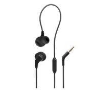 JBL Endurance Run 2 Wired - Waterproof Sport in-Ear Headphones (Black), Small