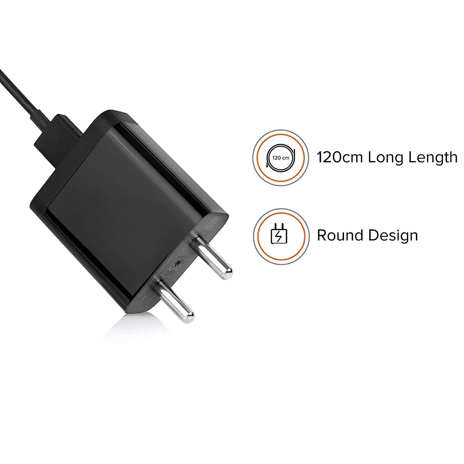Fast Charger for Mi Xiaomi Redmi 5 Pro/6 Pro/Redmi 5, Redmi 4, Note 5, Redmi 7, Redmi 5 Redmi 5A Redmi Redmi 3S Prime/Redmi 6A || Compatible Like Standard || Adapter with Fast Charging (2.4 Amp Black) - Image 6