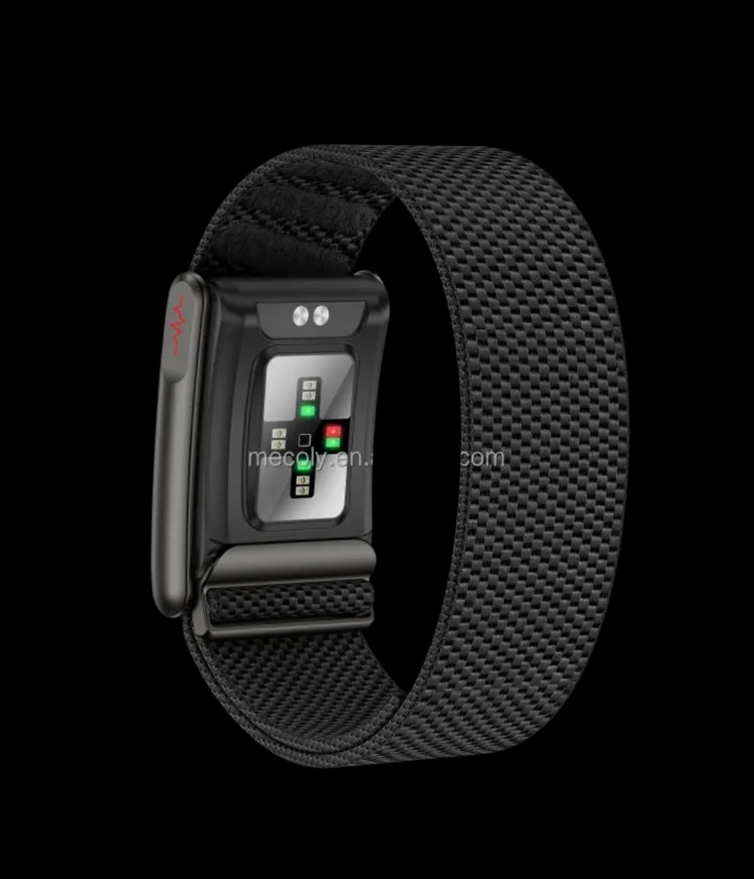 Loop Smart Band Health & Fitness Tracker Medical Grade ECG PPG Body Temperature, HRV Analysis, 30+ Sports Modes, Sleep and Stress Monitor, Subscription Free Screenless Smart Bracele (Graphite Black) - Image 3