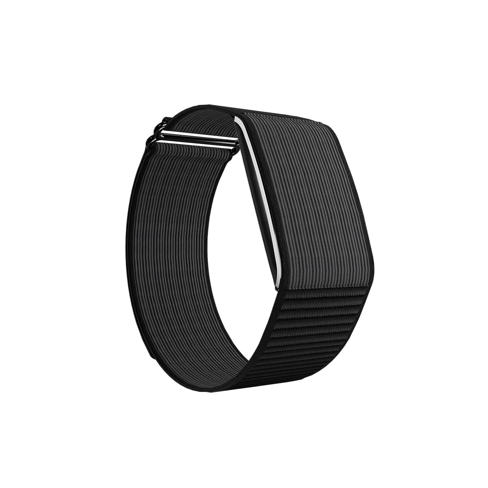 Maxelon Maxfit 2.0 Fitness Smart Band with Upto 47 Days Battery | 176+ Sports Modes | 24/7 Heart Rate, Stress,HRV Monitor | Supports 41 Languages | Screenless & Sleek | iOS/Android Support (Black) - Image 2