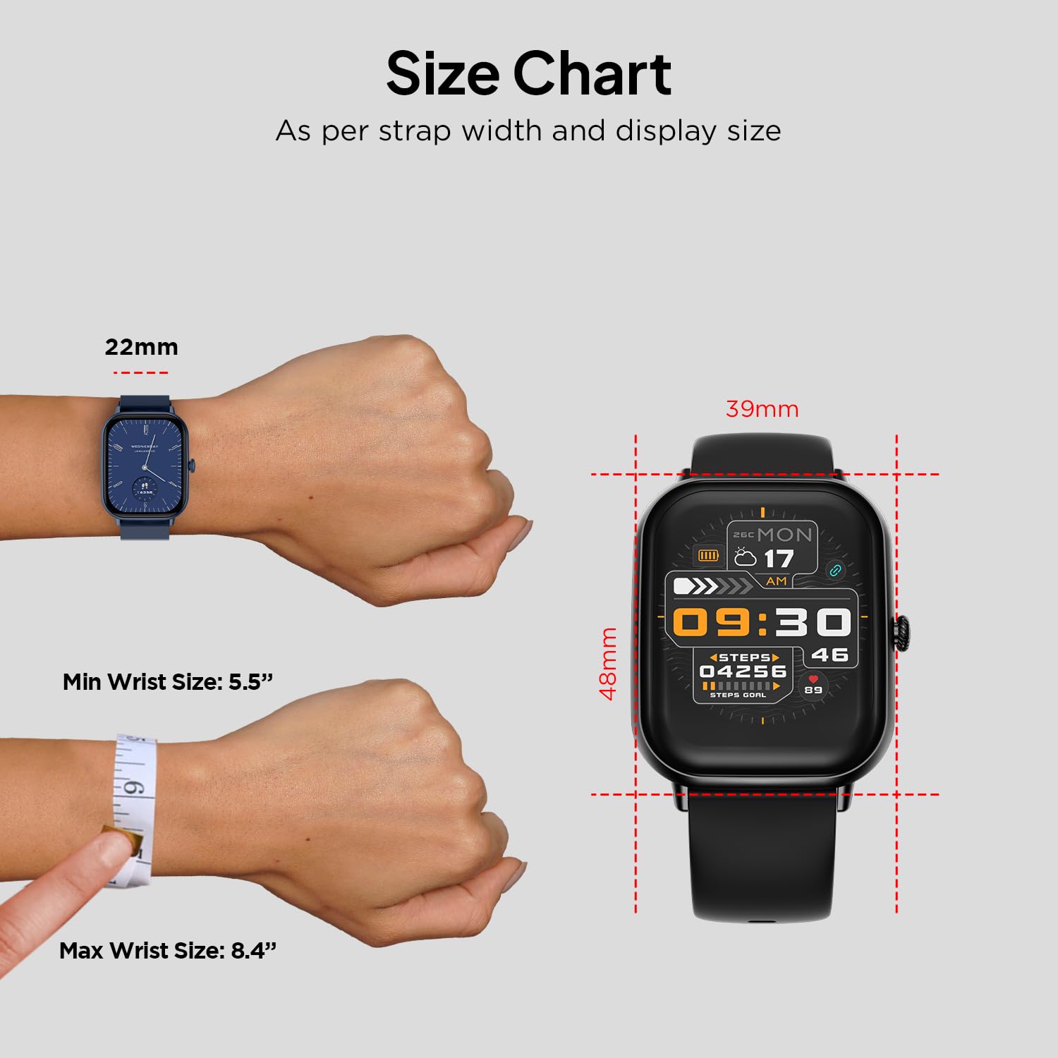 Fire-Boltt Ninja Call Pro Max Bluetooth Calling Smart Watch, 2.01" HD Display, 120+ Sports Modes, Health Suite, AI Voice Assistance, SpO2 & Heart Rate Monitor Smartwatch for Men & Women - Black - Image 8