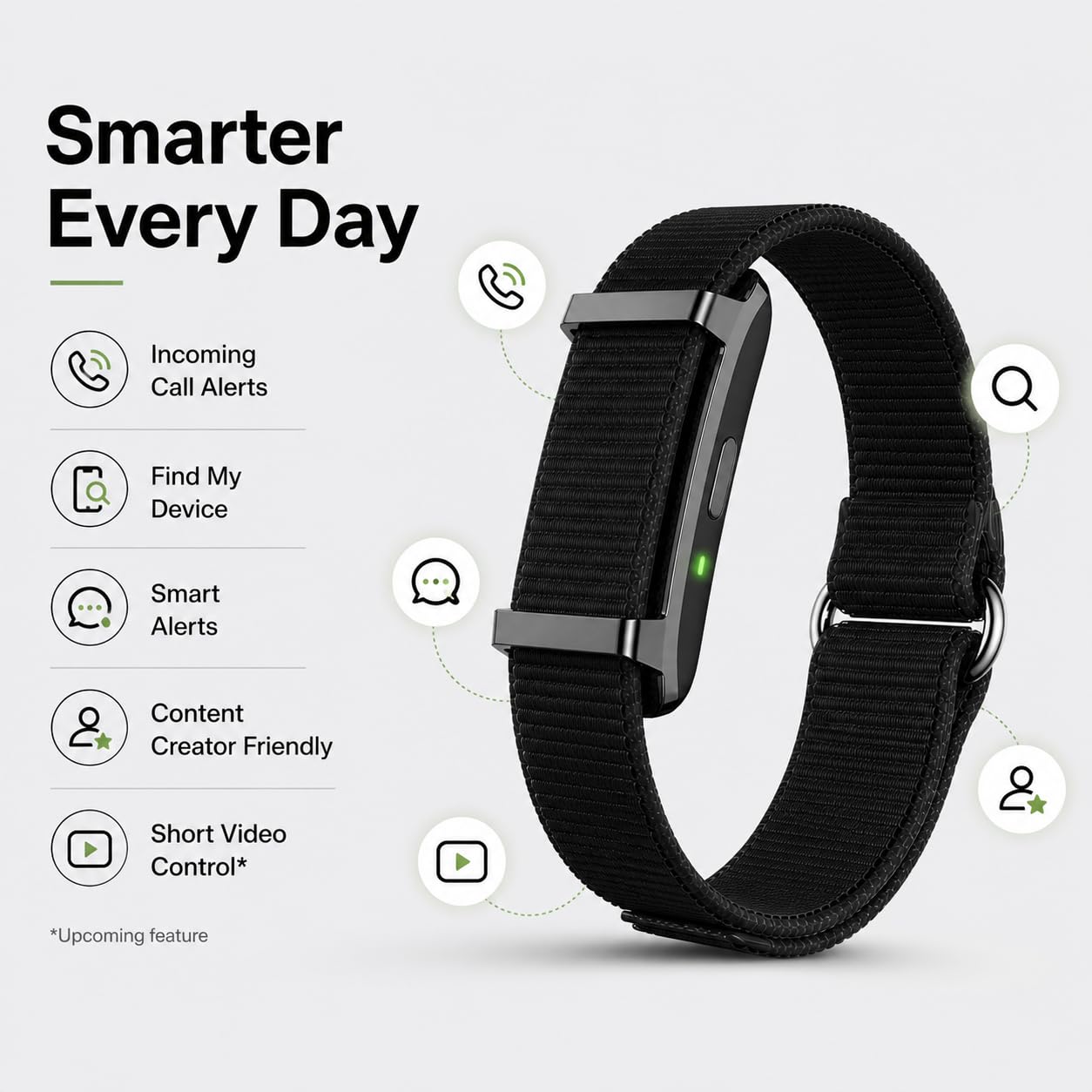 AILKIN Corvex Fitness Band - Premium Fitness Tracker Band | 45 Days Battery Life, Heart Rate, SpO2, HRV | Water Resistant | Tracker with Map - 24/7 Sports Activity and Sleep Tracker (Obsidian Black) - Image 6