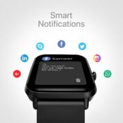 Fire-Boltt Ninja Call Pro Bluetooth Calling Smart Watch, 1.69″ HD Display,Dual Chip,AI Voice Assistant, 120+ Sports Modes, SpO2 & Heart Rate Monitor, Fitness Tracker Smartwatch for Men & Women - Black