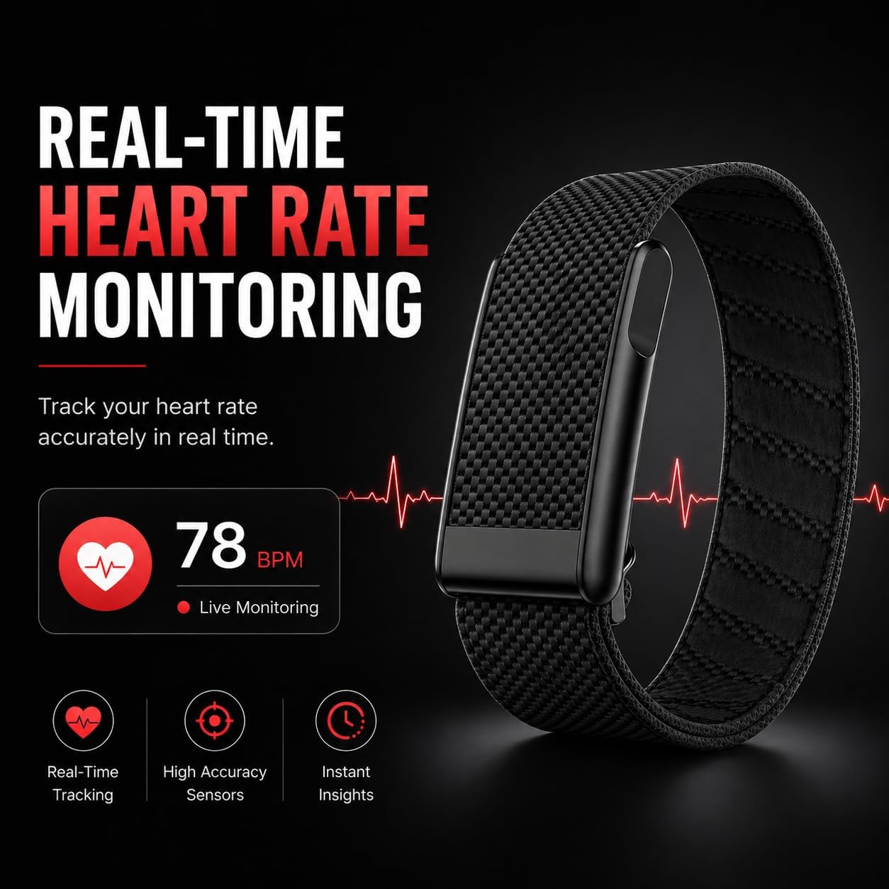 StyleOxx Loop Smart Fitness Band with Heart Rate, SpO2, Body Temperature, HRV Analysis, 30+ Sports Modes, Sleep and Stress Monitor, 20+ Days Battery, Subscription Free (Light Green) - Image 4