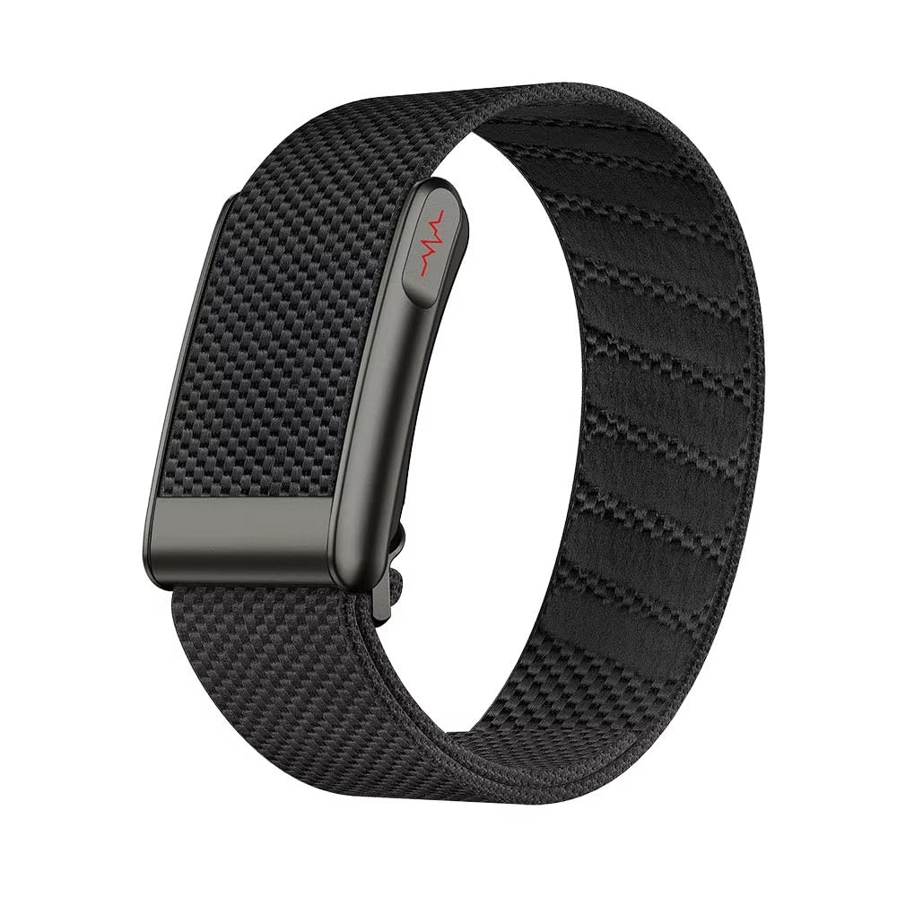 Loop Smart Band Health & Fitness Tracker Medical Grade ECG PPG Body Temperature, HRV Analysis, 30+ Sports Modes, Sleep and Stress Monitor, Subscription Free Screenless Smart Bracele (Graphite Black) - Image 2