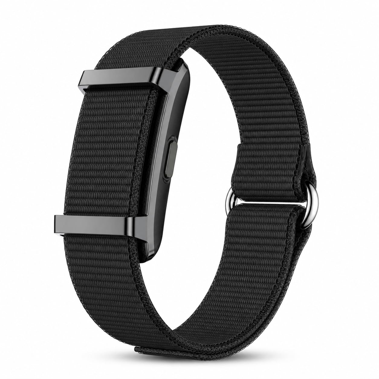 AILKIN Corvex Fitness Band - Premium Fitness Tracker Band | 45 Days Battery Life, Heart Rate, SpO2, HRV | Water Resistant | Tracker with Map - 24/7 Sports Activity and Sleep Tracker (Obsidian Black)