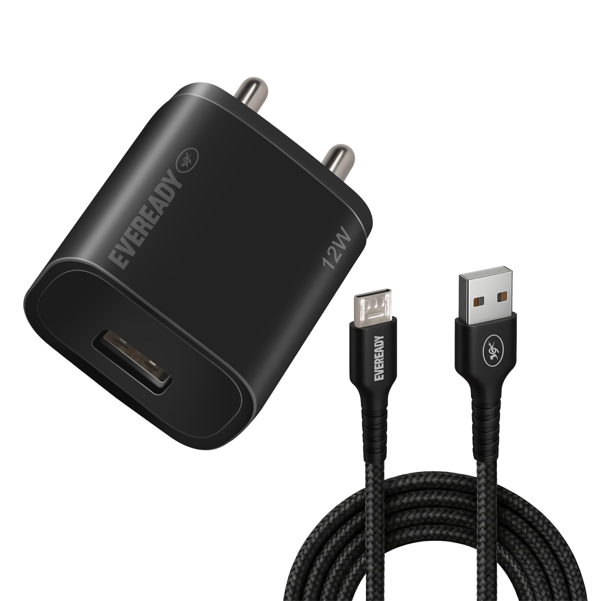Eveready 12W Compact Charger, Lightweight Design, BIS Certified, Complete Protection Against Overvoltage & Overload at Output, Universal Compatibility (Cable Included) - Image 2