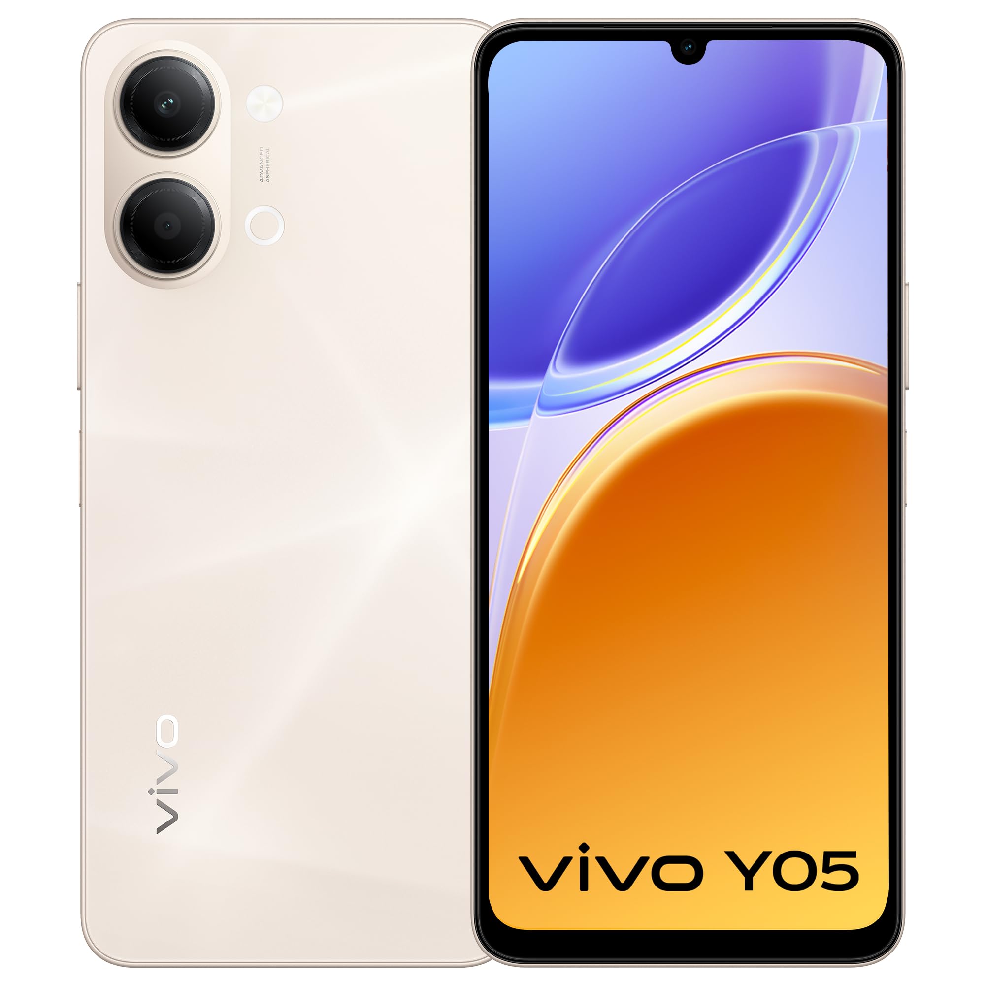 vivo Y05 (Champagne Gold, 4GB RAM, 64GB Storage) with No Cost EMI/Additional Exchange Offers - Image 2