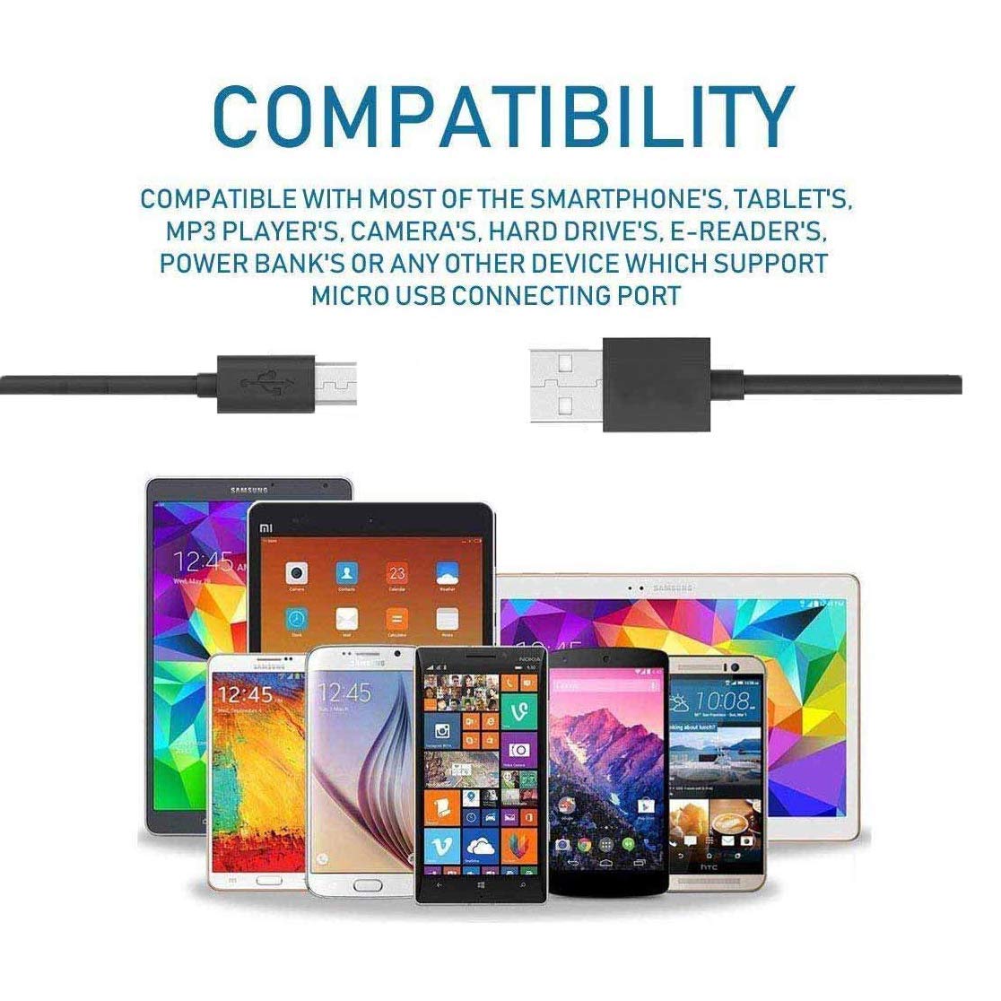 Fast Charger for Mi Xiaomi Redmi 5 Pro/6 Pro/Redmi 5, Redmi 4, Note 5, Redmi 7, Redmi 5 Redmi 5A Redmi Redmi 3S Prime/Redmi 6A || Compatible Like Standard || Adapter with Fast Charging (2.4 Amp Black) - Image 7