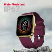 Fire-Boltt Ninja Call Pro Plus Bluetooth Calling Smart Watch, 1.83″ HD Display, AI Voice Assistant, 120+ Sports Modes, IP67 Waterproof, SpO2 & Heart Rate Monitor Smartwatch for Men & Women - Wine