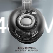 Boat 2025 Launch Rockerz Prime 415, 360 Spatial Audio, 120H Battery, 40mm Drivers, AI-ENx Tech, Beast Mode, ASAP Charge & App Support, Bluetooth Headphones, Wireless Headphone with Mic (Black Sabre)