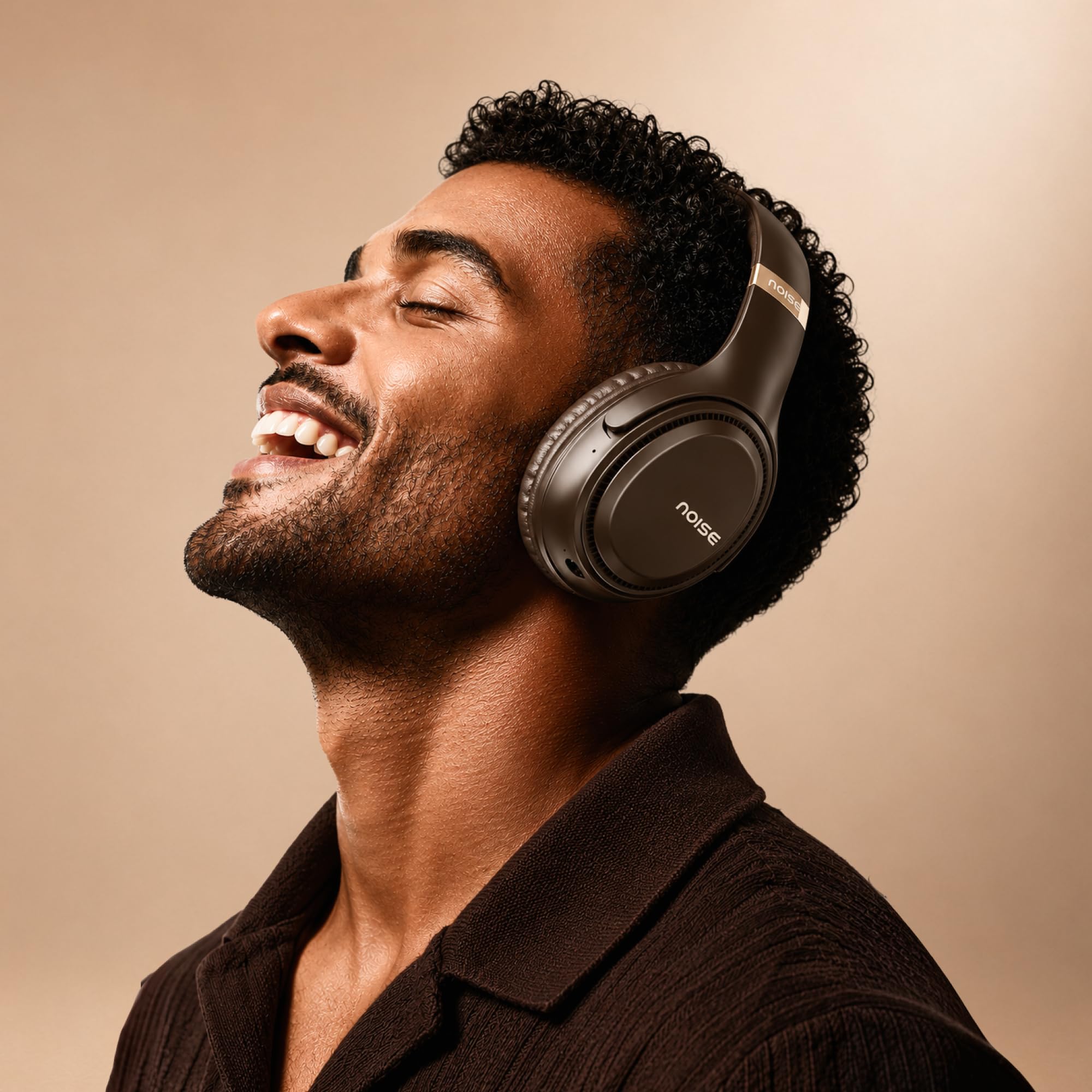 Noise Airwave Max 3 Bluetooth On Ear Headphones with 70H Playtime, 40mm Driver, Low Latency(up to 45ms),Dual Pairing, BT v5.3 (Dark Brown) - Image 7