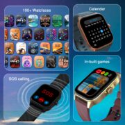 Fastrack Astor FS1 Pro Smart Watch, 1.97" AMOLED Display, Bluetooth Calling, 100+ Sports Modes, SpO2 & Heart Rate Monitoring, Women's Health, IP68, Up to 5 Days Battery, Functional Crown (Teal)