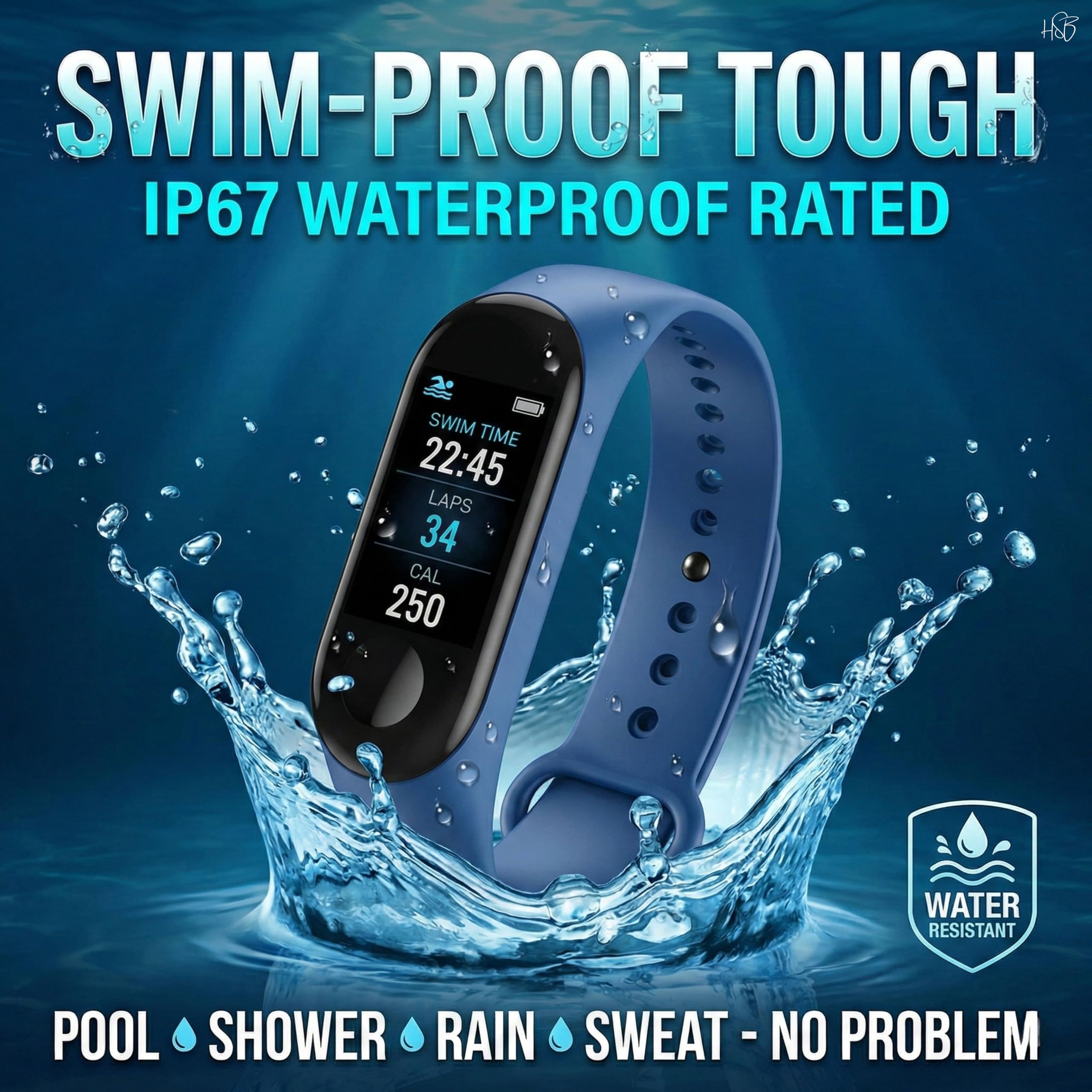 Drumstone M4 Smart Fitness Band with OLED Display, Bluetooth 4.0 Activity & Fitness Tracker with Heart Rate Tracking, Step Counter, Sleep Monitoring & Smart Notifications for Men and Women - Image 6